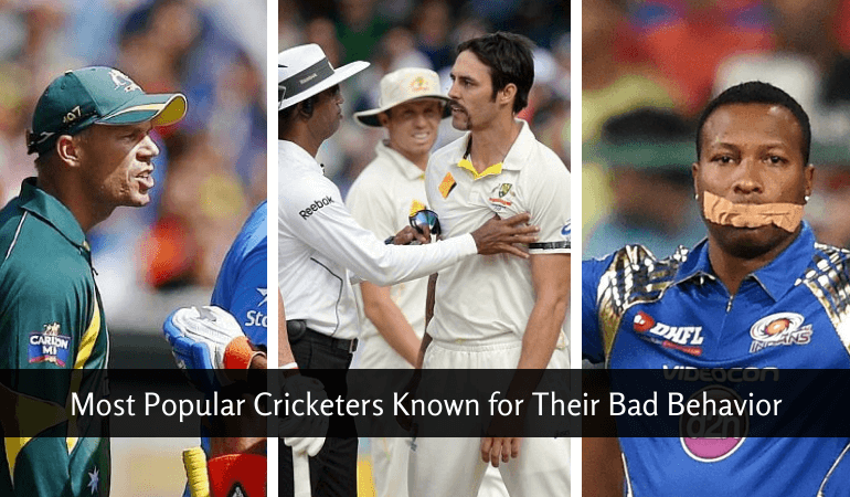 Most Popular Cricketers Known for Their Bad Behavior
